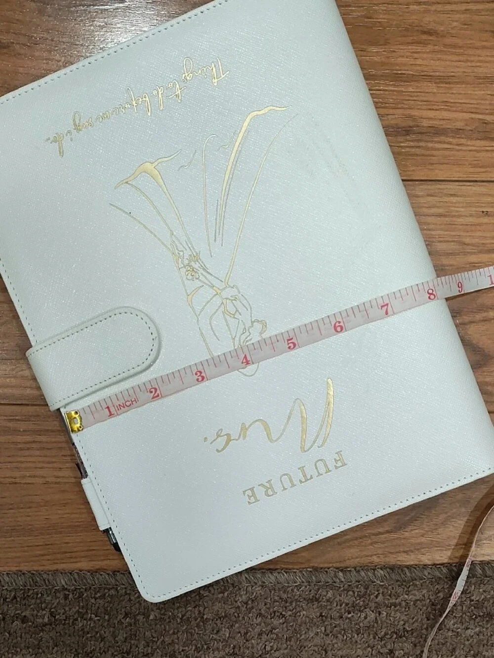 Future Mrs. Wedding Planner Organizer - White with Gold Accents